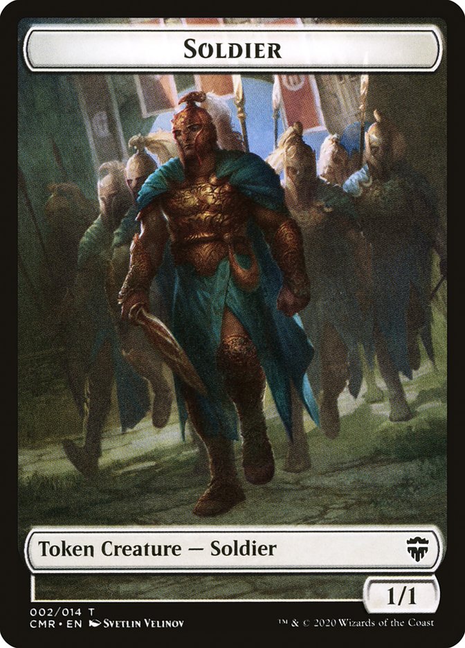 Elephant // Soldier Token [Commander Legends Tokens] | Play N Trade Winnipeg