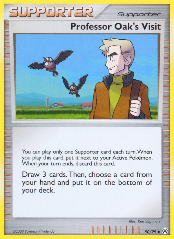 Professor Oak's Visit (90/99) [Platinum: Arceus] | Play N Trade Winnipeg