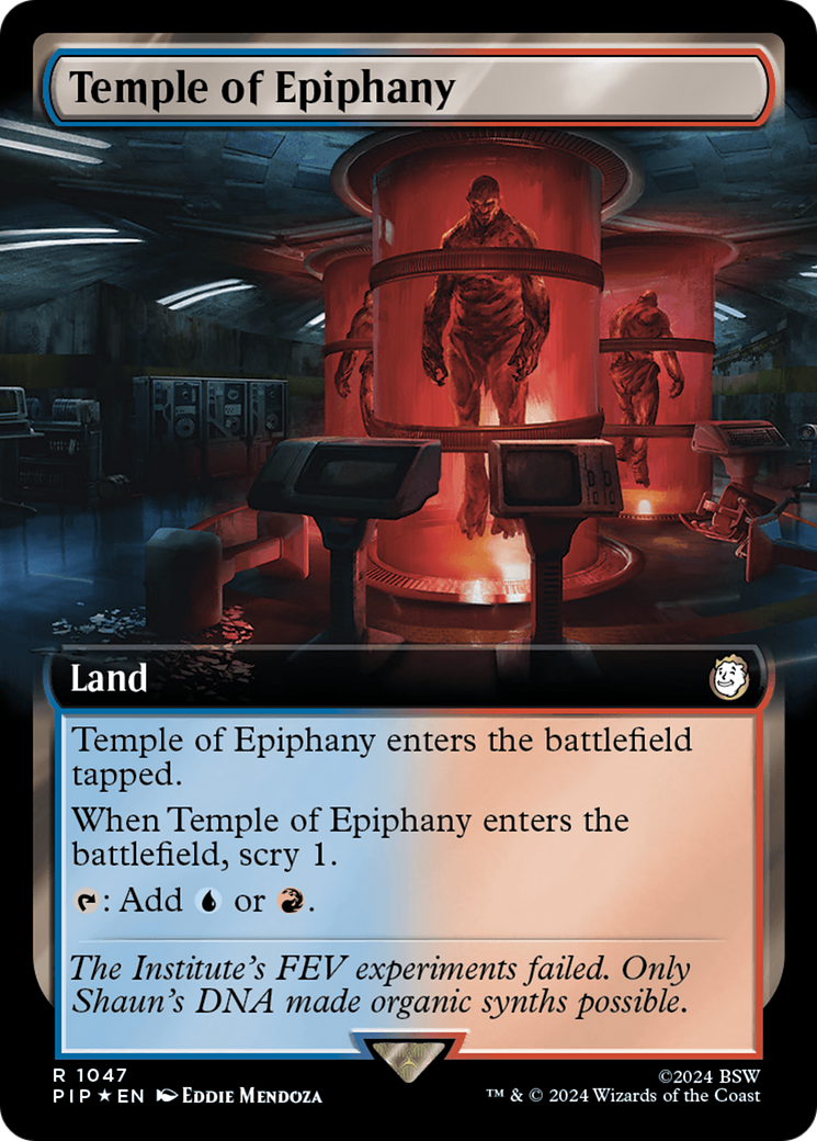 Temple of Epiphany (Extended Art) (Surge Foil) [Fallout] | Play N Trade Winnipeg