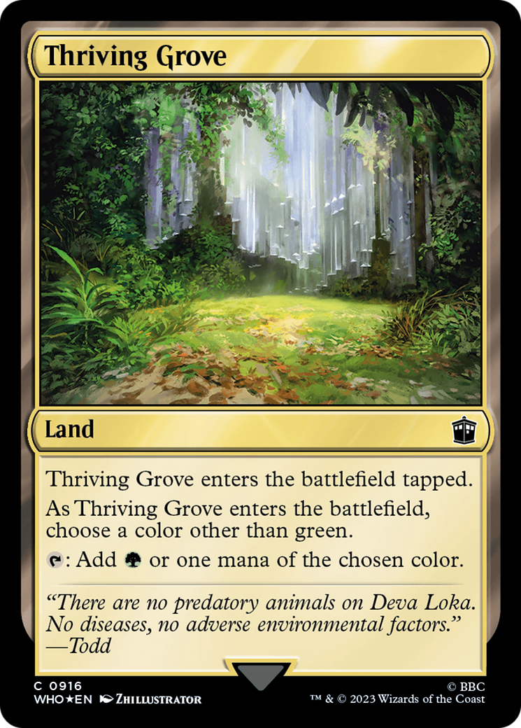 Thriving Grove (Surge Foil) [Doctor Who] | Play N Trade Winnipeg