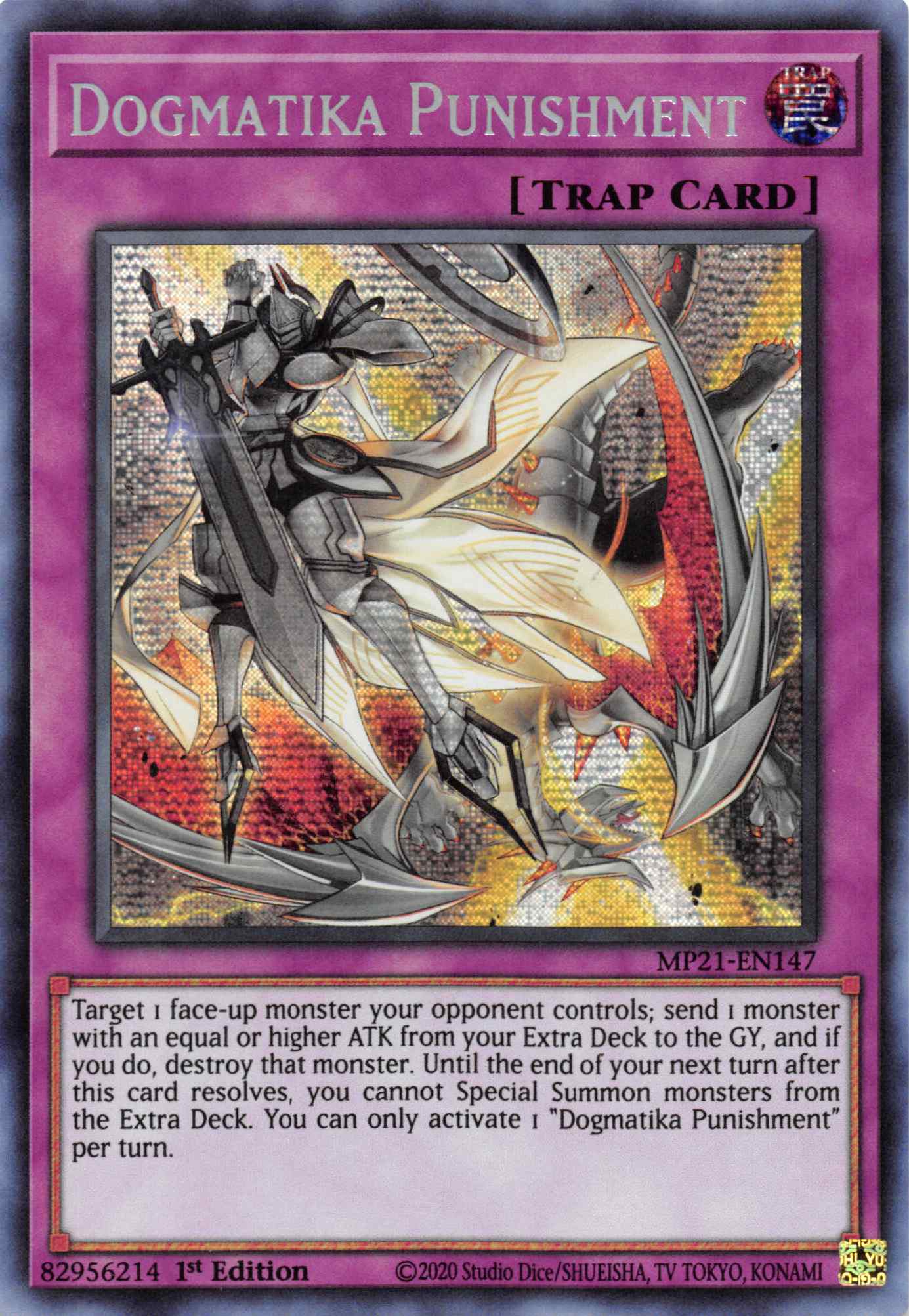 Dogmatika Punishment [MP21-EN147] Prismatic Secret Rare | Play N Trade Winnipeg