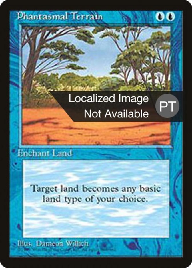 Phantasmal Terrain [Fourth Edition (Foreign Black Border)] | Play N Trade Winnipeg