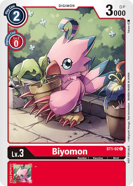 Biyomon [ST1-02] (Official Tournament Pack Vol.3) [Starter Deck: Gaia Red Promos] | Play N Trade Winnipeg