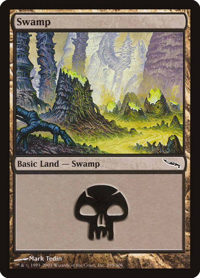 Swamp (295) [Mirrodin] | Play N Trade Winnipeg