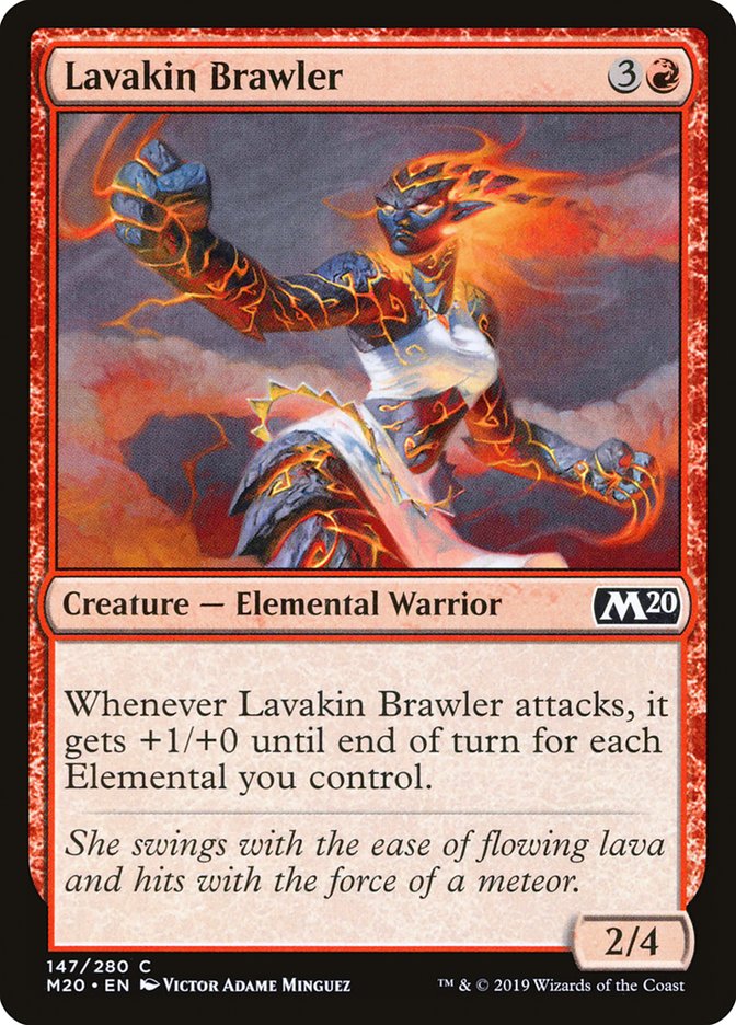 Lavakin Brawler [Core Set 2020] | Play N Trade Winnipeg