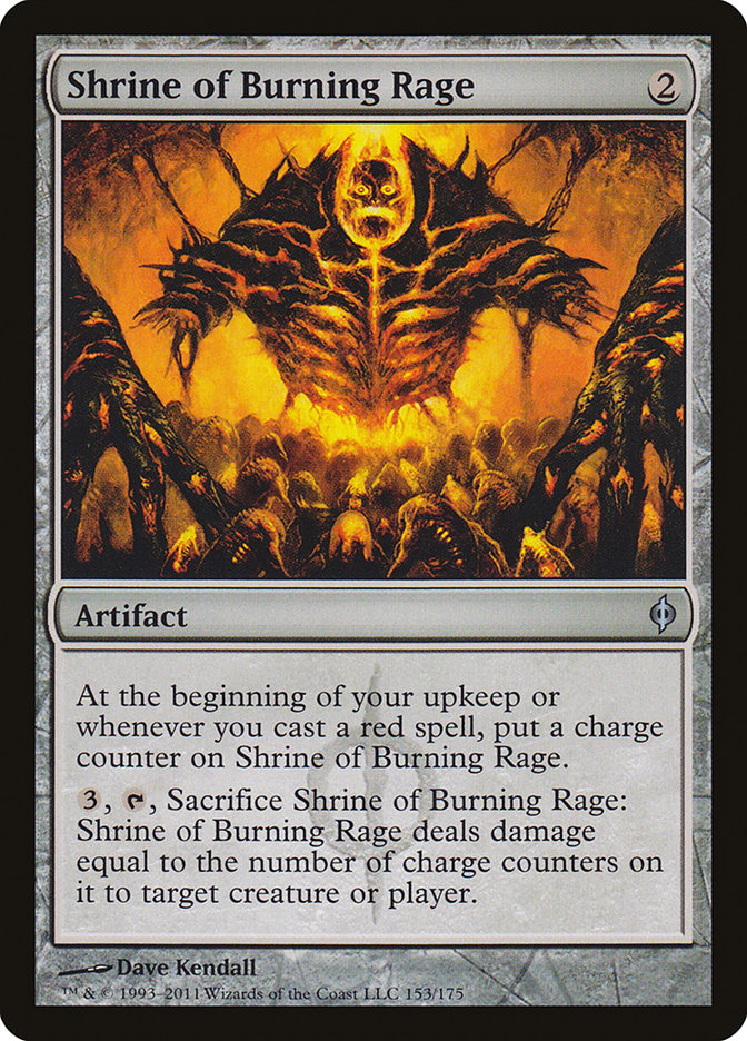 Shrine of Burning Rage [New Phyrexia] | Play N Trade Winnipeg