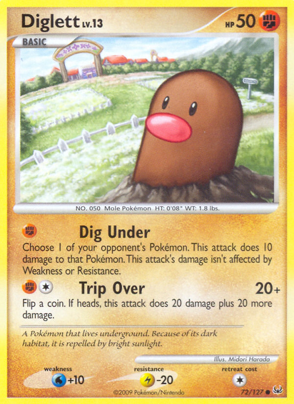 Diglett (72/127) [Platinum: Base Set] | Play N Trade Winnipeg