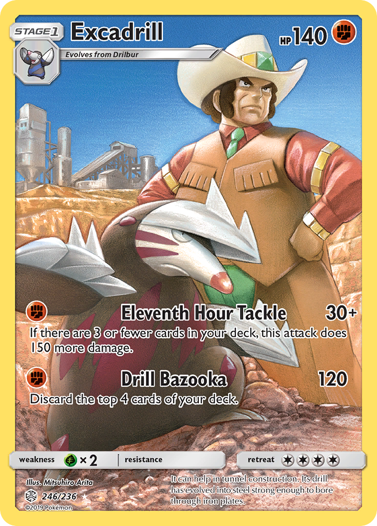 Excadrill (246/236) [Sun & Moon: Cosmic Eclipse] | Play N Trade Winnipeg