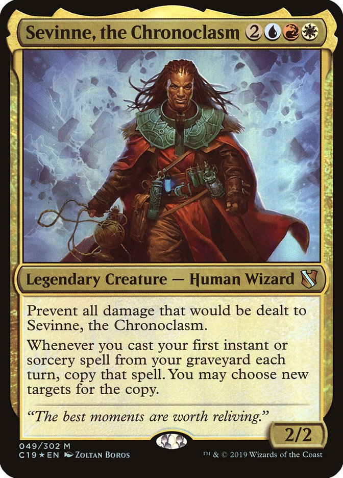 Sevinne, the Chronoclasm (Oversized) [Commander 2019 Oversized] | Play N Trade Winnipeg