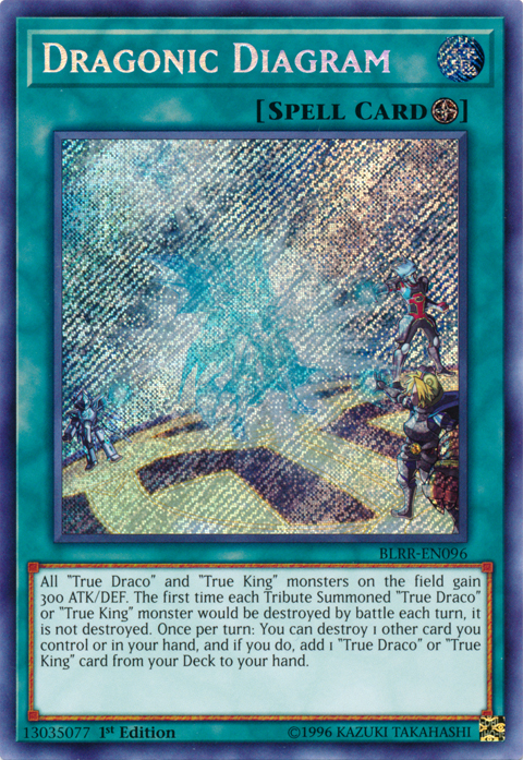 Dragonic Diagram [BLRR-EN096] Secret Rare | Play N Trade Winnipeg