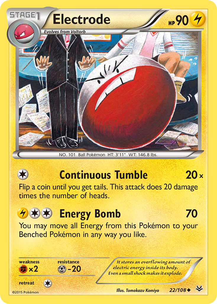 Electrode (22/108) [XY: Roaring Skies] | Play N Trade Winnipeg