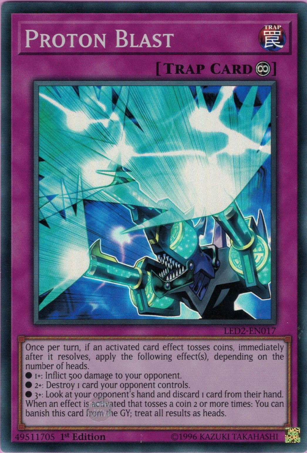 Proton Blast [LED2-EN017] Super Rare | Play N Trade Winnipeg