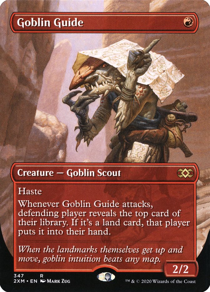 Goblin Guide (Toppers) [Double Masters Extended Art] | Play N Trade Winnipeg