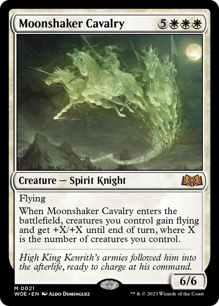 Moonshaker Cavalry [Wilds of Eldraine] | Play N Trade Winnipeg