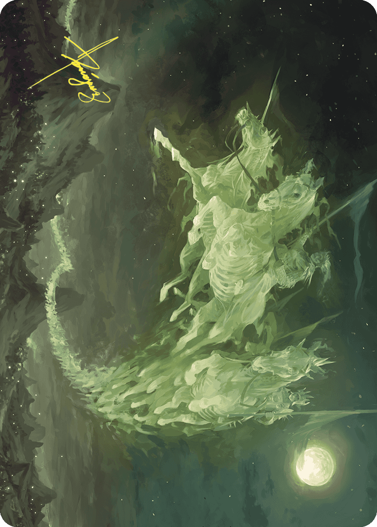 Moonshaker Cavalry Art Card (Gold-Stamped Signature) [Wilds of Eldraine Art Series] | Play N Trade Winnipeg