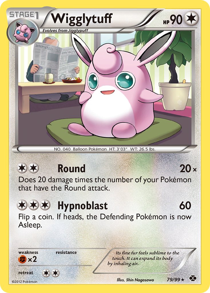 Wigglytuff (79/99) (Cosmos Holo) (Blister Exclusive) [Black & White: Next Destinies] | Play N Trade Winnipeg