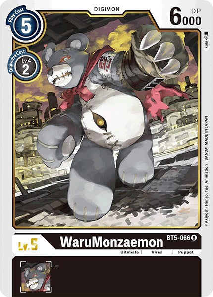 WaruMonzaemon [BT5-066] (Demo Deck Exclusive) [Battle of Omni Promos] | Play N Trade Winnipeg