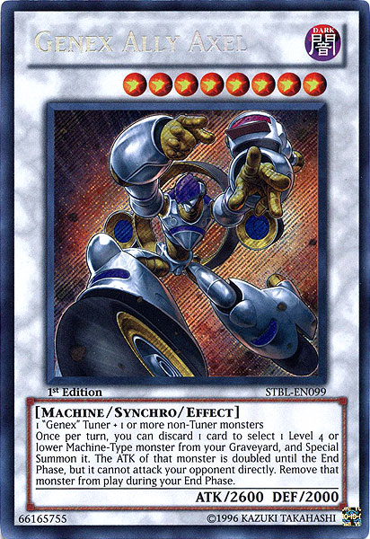 Genex Ally Axel [STBL-EN099] Secret Rare | Play N Trade Winnipeg