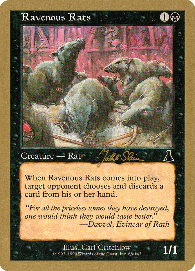 Ravenous Rats (Jakub Slemr) [World Championship Decks 1999] | Play N Trade Winnipeg