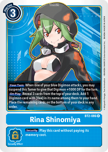 Rina Shinomiya [BT2-086] [Release Special Booster Ver.1.5] | Play N Trade Winnipeg