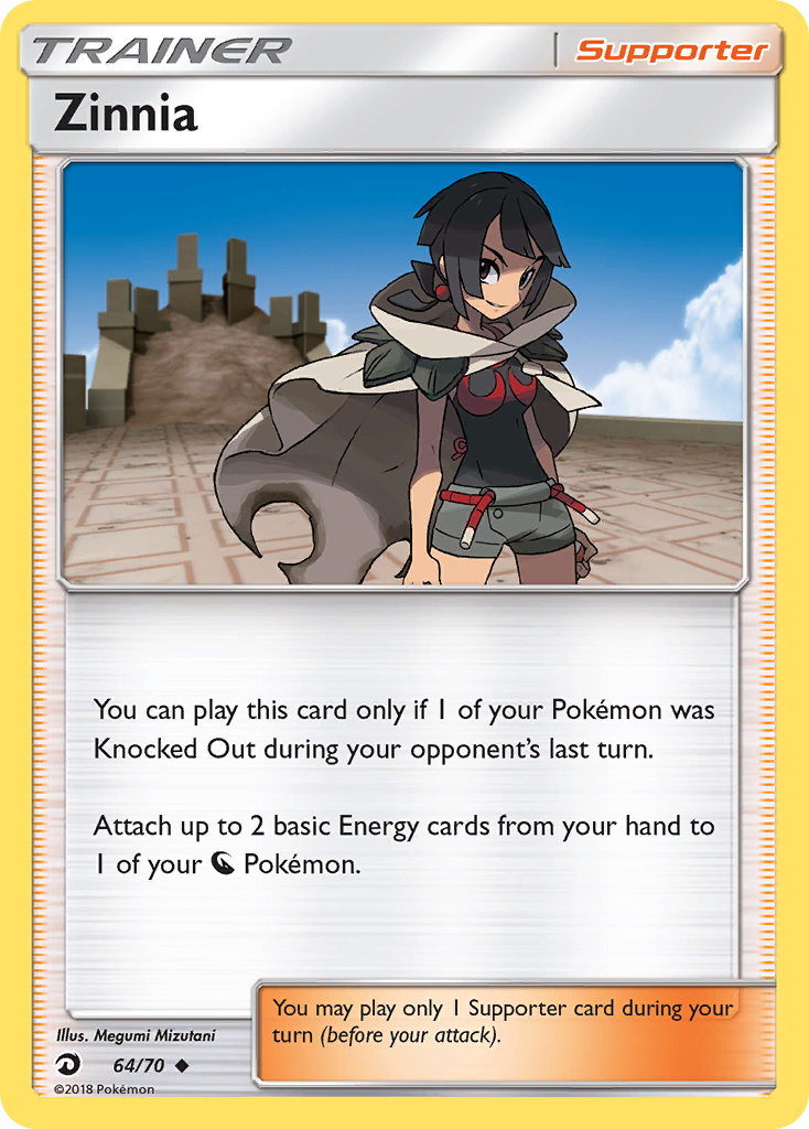 Zinnia (64/70) [Sun & Moon: Dragon Majesty] | Play N Trade Winnipeg