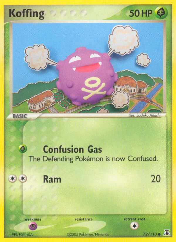 Koffing (72/113) [EX: Delta Species] | Play N Trade Winnipeg