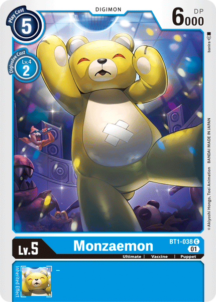 Monzaemon [BT1-038] (Alternative Art) [Starter Deck: Ulforce Veedramon] | Play N Trade Winnipeg