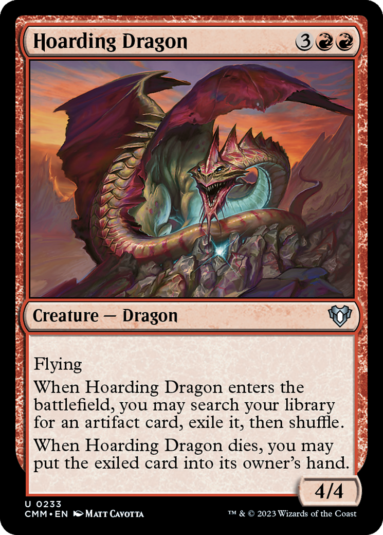 Hoarding Dragon [Commander Masters] | Play N Trade Winnipeg