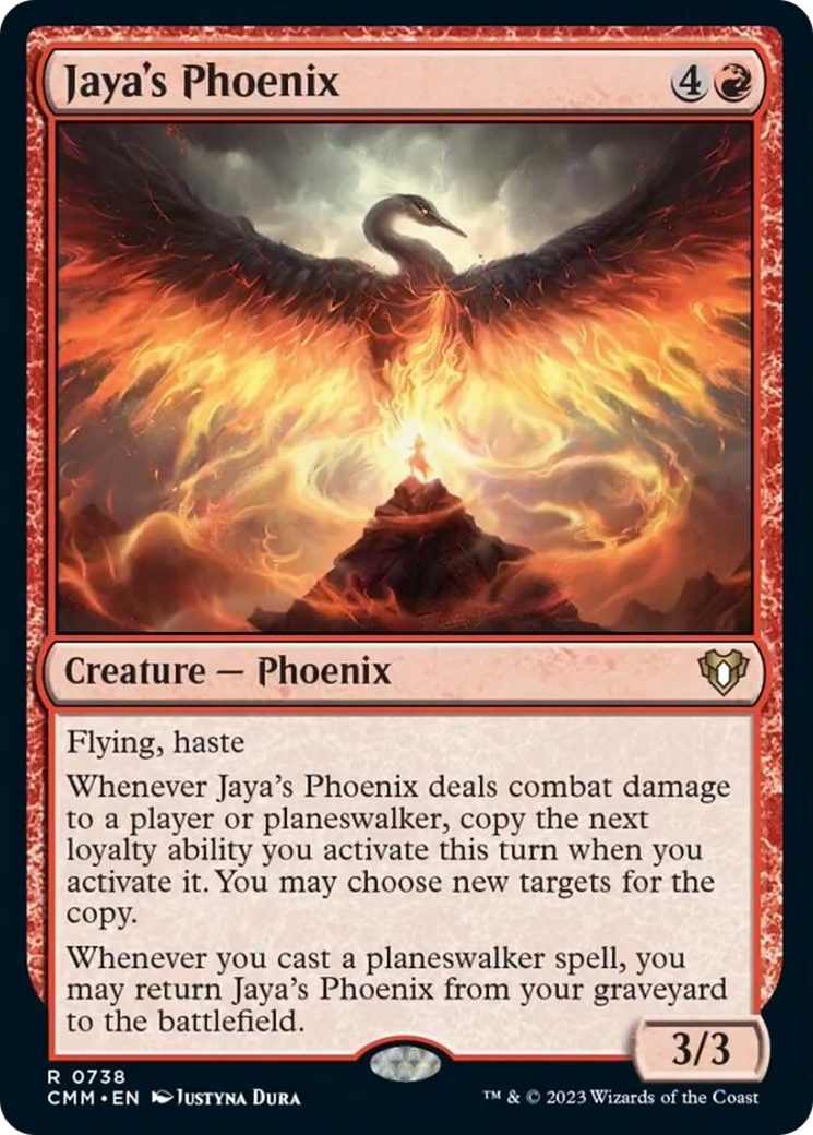 Jaya's Phoenix [Commander Masters] | Play N Trade Winnipeg