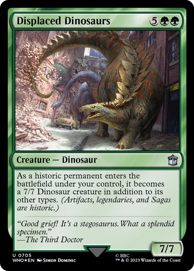 Displaced Dinosaurs (Surge Foil) [Doctor Who] | Play N Trade Winnipeg