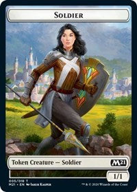 Soldier // Weird Double-sided Token [Core Set 2021 Tokens] | Play N Trade Winnipeg