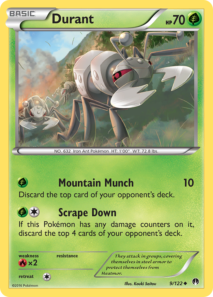 Durant (9/122) [XY: BREAKpoint] | Play N Trade Winnipeg