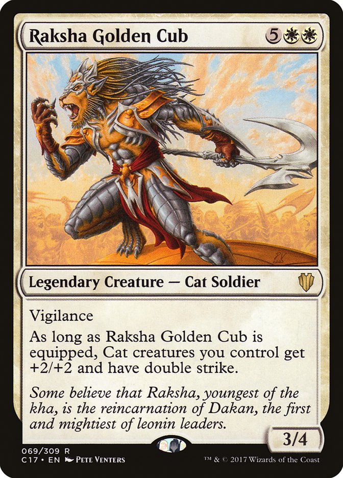 Raksha Golden Cub [Commander 2017] | Play N Trade Winnipeg