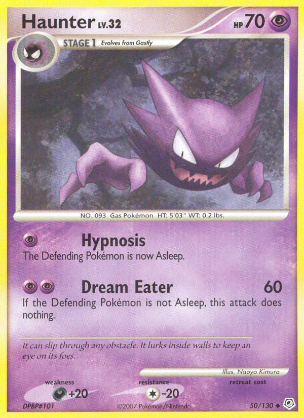 Haunter (50/130) [Diamond & Pearl: Base Set] | Play N Trade Winnipeg