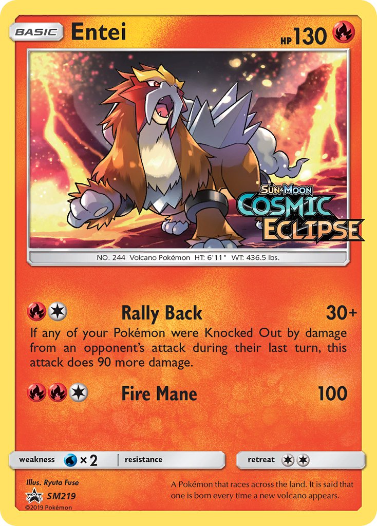 Entei (SM219) [Sun & Moon: Black Star Promos] | Play N Trade Winnipeg