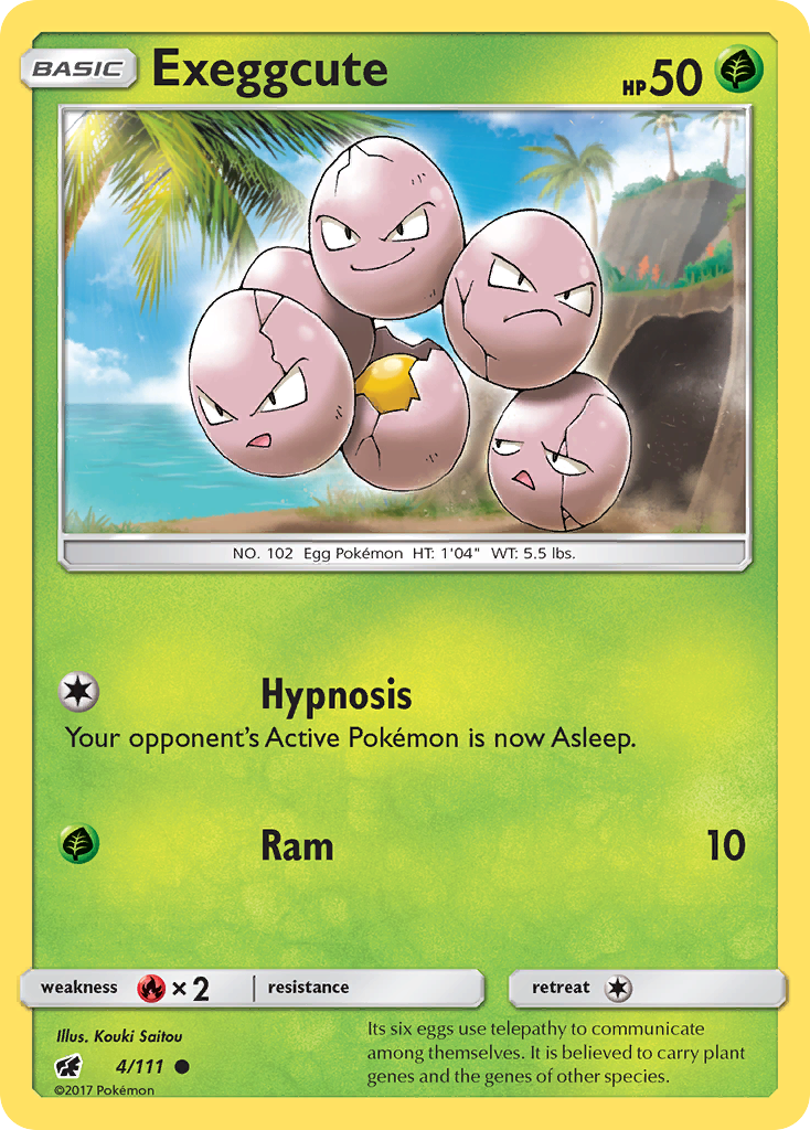 Exeggcute (4/111) [Sun & Moon: Crimson Invasion] | Play N Trade Winnipeg