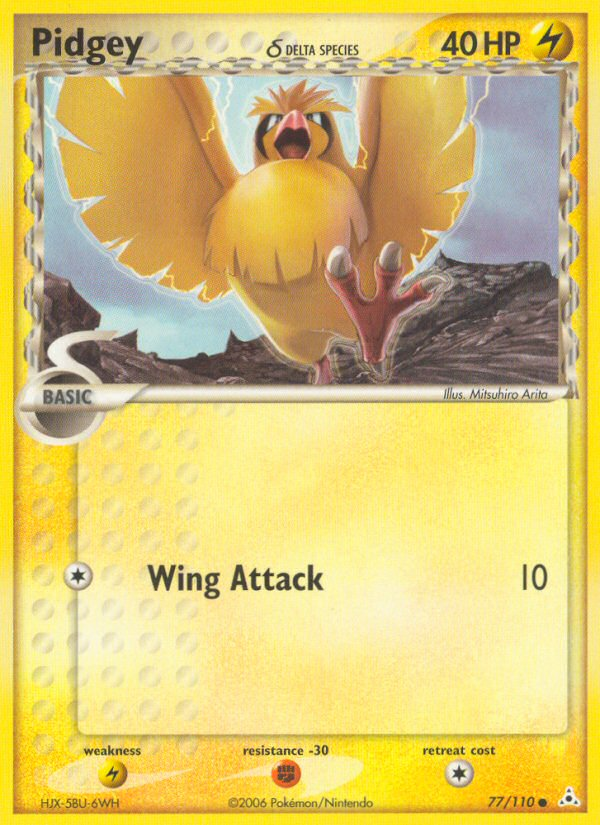 Pidgey (77/110) (Delta Species) [EX: Holon Phantoms] | Play N Trade Winnipeg