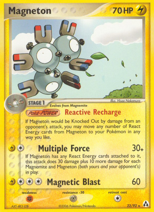 Magneton (22/92) [EX: Legend Maker] | Play N Trade Winnipeg