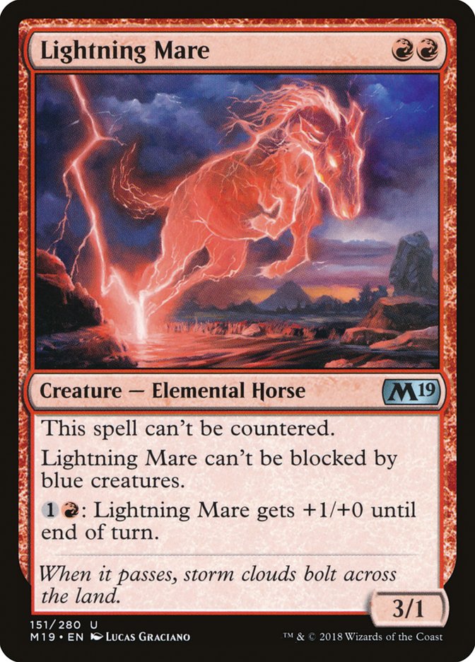 Lightning Mare [Core Set 2019] | Play N Trade Winnipeg