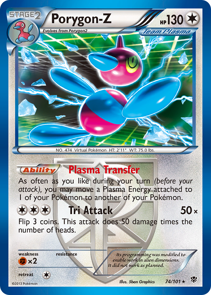 Porygon-Z (74/101) [Black & White: Plasma Blast] | Play N Trade Winnipeg