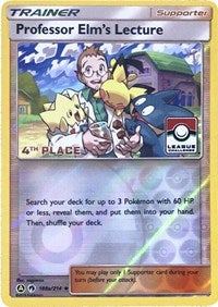 Professor Elms Lecture (188a/214) (League Promo 4th Place) [Sun & Moon: Lost Thunder] | Play N Trade Winnipeg