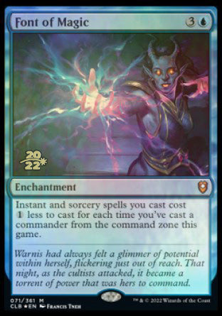 Font of Magic [Commander Legends: Battle for Baldur's Gate Prerelease Promos] | Play N Trade Winnipeg