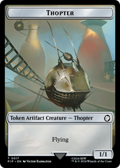 Thopter // Treasure (0018) Double-Sided Token [Fallout Tokens] | Play N Trade Winnipeg