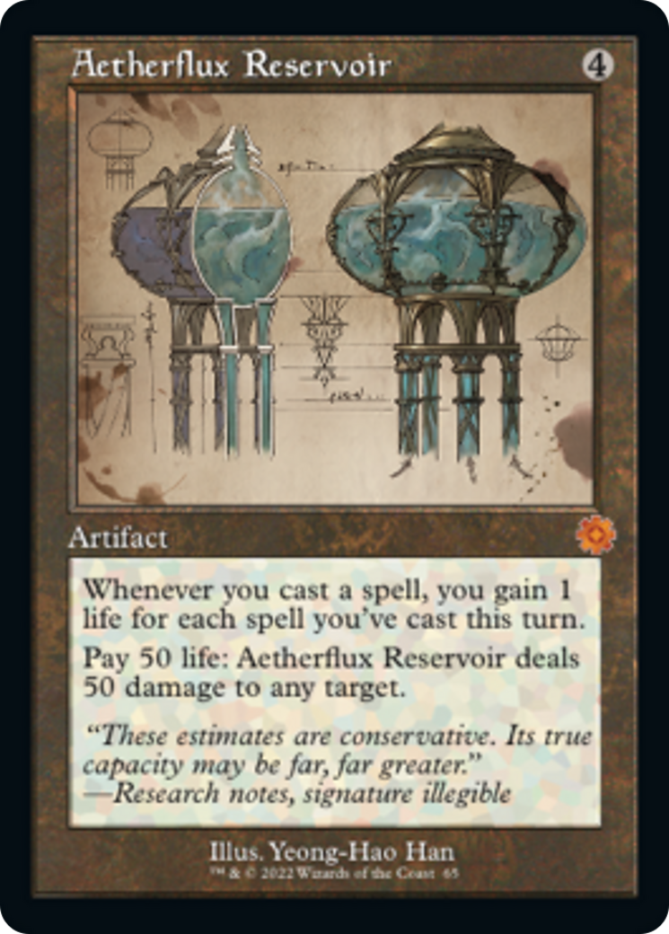 Aetherflux Reservoir (Retro Schematic) [The Brothers' War Retro Artifacts] | Play N Trade Winnipeg