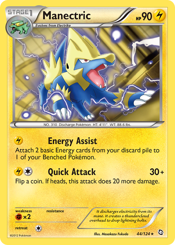 Manectric (44/124) [Black & White: Dragons Exalted] | Play N Trade Winnipeg