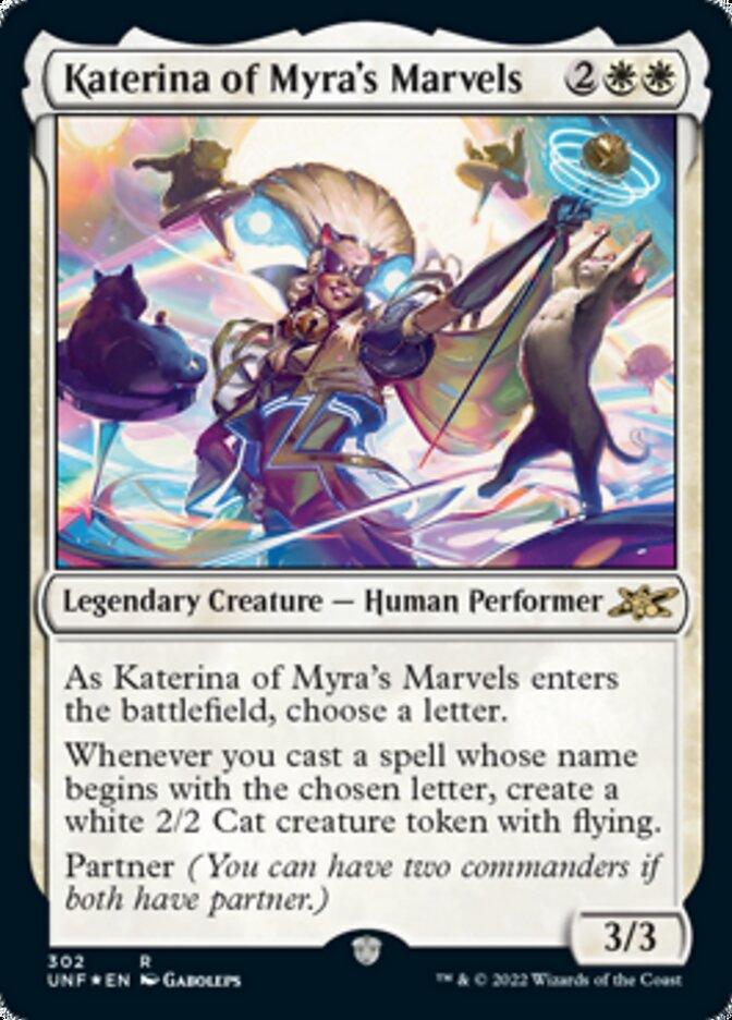 Katerina of Myra's Marvels (Galaxy Foil) [Unfinity] | Play N Trade Winnipeg