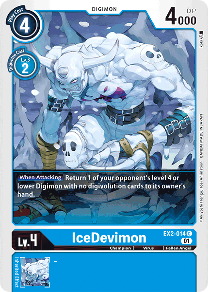 IceDevimon [EX2-014] [Digital Hazard] | Play N Trade Winnipeg