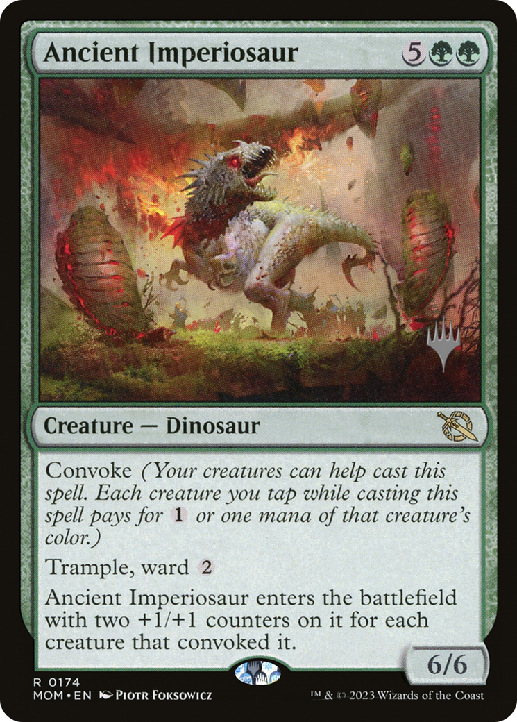 Ancient Imperiosaur (Promo Pack) [March of the Machine Promos] | Play N Trade Winnipeg