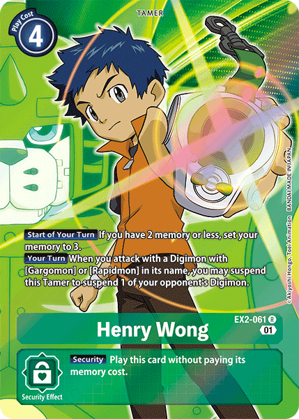 Henry Wong [EX2-061] (Alternate Art) [Digital Hazard] | Play N Trade Winnipeg