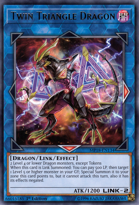 Twin Triangle Dragon [MP18-EN134] Rare | Play N Trade Winnipeg